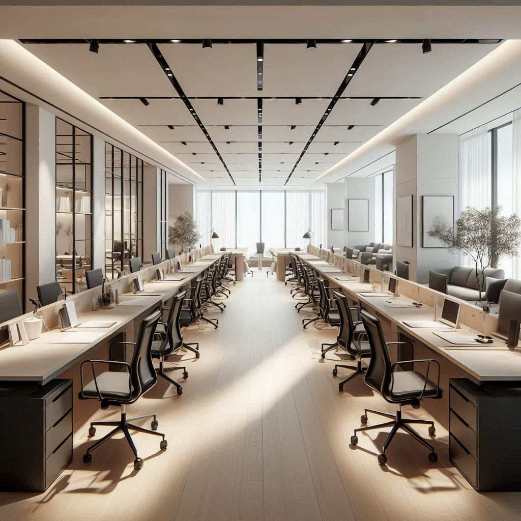 创业公司围绕写字楼办公办公区照明舒适度应怎样为办公区局部施工设置响应规则